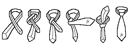 Oriental tie knot